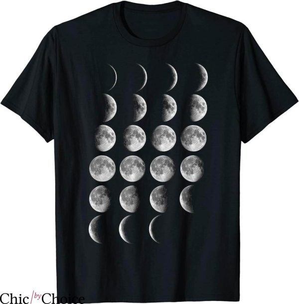 Phases Of The Moon T-shirt Phases The Moon Space Science