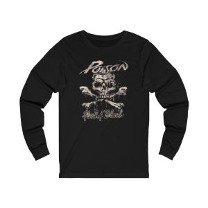 Poison 1990 – 1991 Flesh & Blood Tour Long Sleeved Shirt Poison 1990 – 1991 Flesh & Blood Tour Long Sleeved Shirt