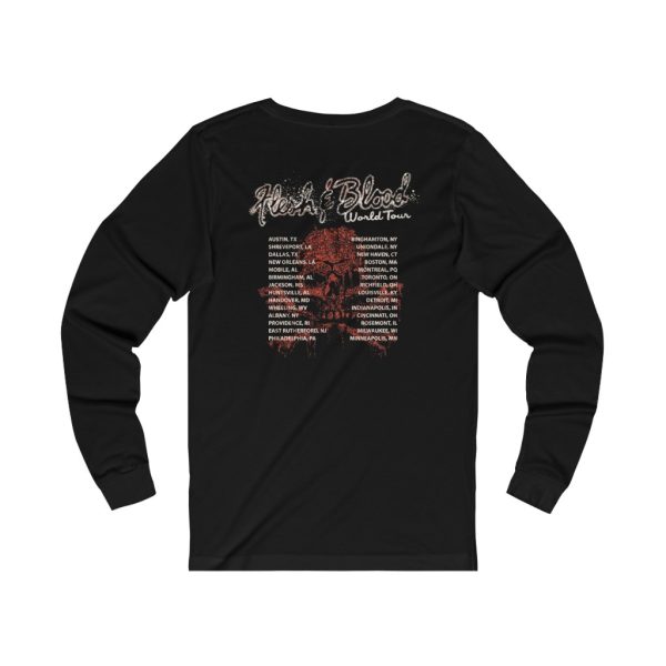 Poison 1990 – 1991 Flesh &amp Blood Tour Long Sleeved Shirt