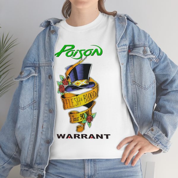 Poison Warrant October 16, 1990 Mid South Coliseum Custom Event Shirt