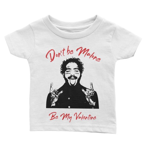 Post Malone Don’t Be Alone Funny Valentines T-Shirt (Youth)