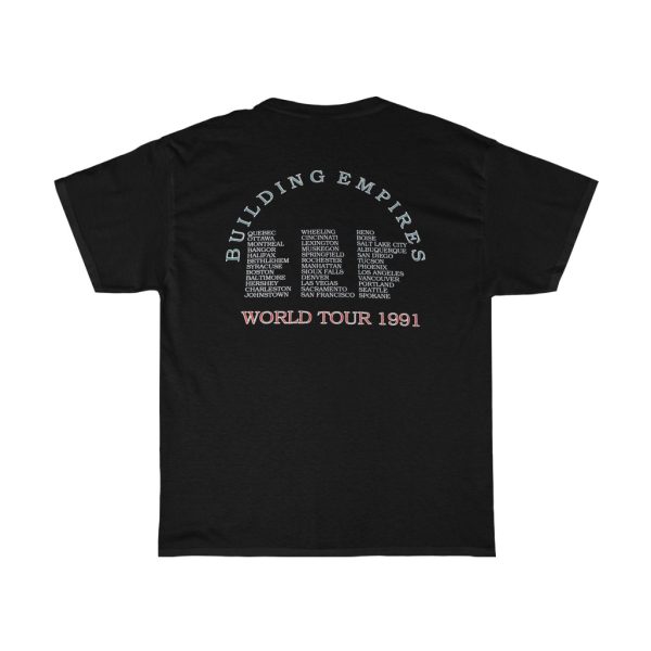 Queensryche 1991 Building Empires World Tour Shirt