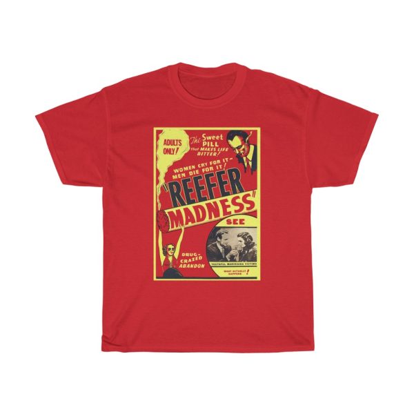 Reefer Madness Drug Crazed Abandon Anti-Marijuana Propaganda Shirt