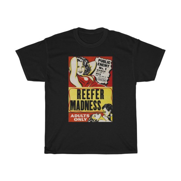 Reefer Madness Public Enemy #1 Anti-Marijuana Propaganda Shirt