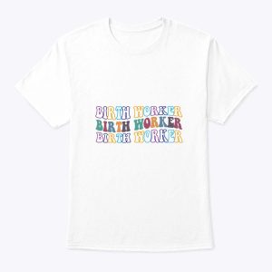 Retro Vintage Doula Funny Birth Doula Midwife Mother’s Day T-Shirt