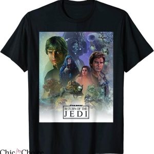 Return Of The Jedi T-shirt Star Wars Celebration Mural Logo