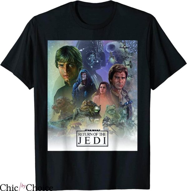 Return Of The Jedi T-shirt Star Wars Celebration Mural Logo