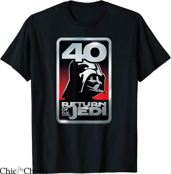 Return Of The Jedi T-shirt Star Wars Darth Vader 40th Anniversary