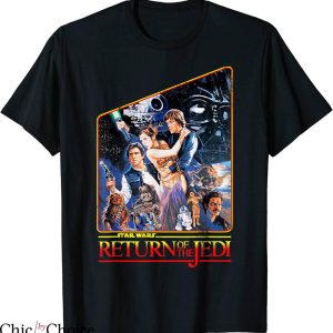 Return Of The Jedi T-shirt Star Wars Epic Full Cast Poster