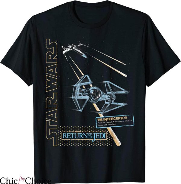 Return Of The Jedi T-shirt Star Wars Fighter Interception