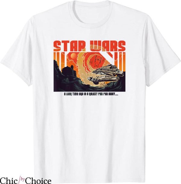 Return Of The Jedi T-shirt Star Wars Group Shot Desert Battle