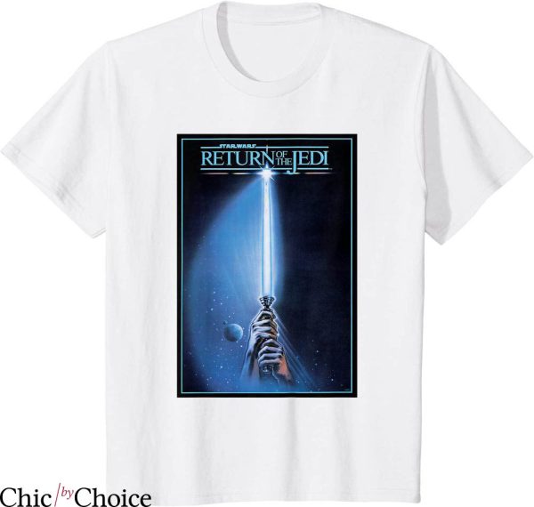 Return Of The Jedi T-shirt Star Wars Lightsaber Movie Poster