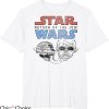 Return Of The Jedi T-shirt Star Wars Movie Vader Line Helmet