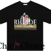 Rhude T Shirt Couple Casual