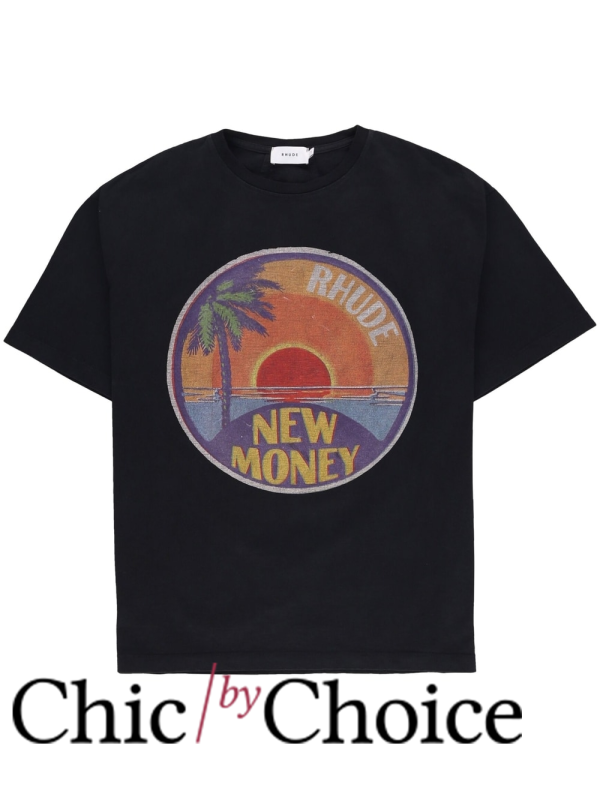 Rhude T Shirt Graphic Print Cotton