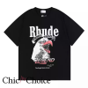 Rhude T Shirt High Quality Casual