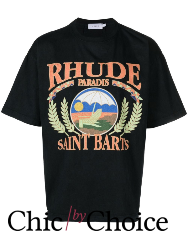Rhude T Shirt Logo Print