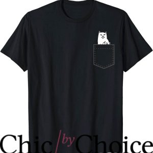 Rip N DipT-Shirt Cat In Pocket T-Shirt Trending