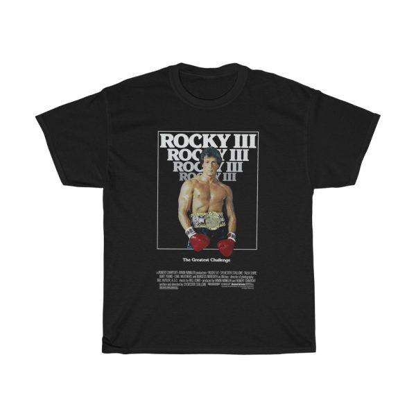 Rocky Part III Movie Poster Variant T-Shirt