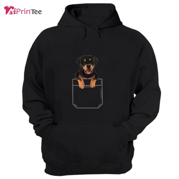 Rottweiler In Pocket Funny Dog, Dog Lovers T-Shirt – Best gifts your whole family