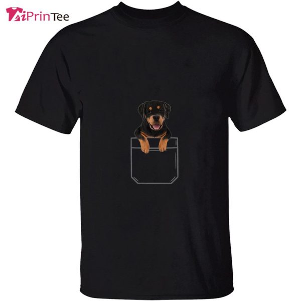 Rottweiler In Pocket Funny Dog, Dog Lovers T-Shirt – Best gifts your whole family