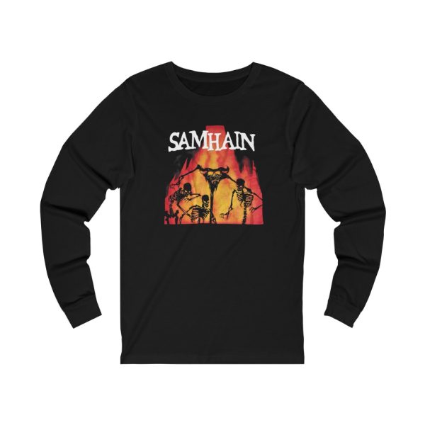 Samhain November Coming Fire Long Sleeved Shirt