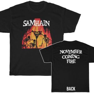 Samhain November Coming Fire T Shirt 1