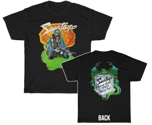 Savatage 1990 Gutter Ballet World Tour Shirt