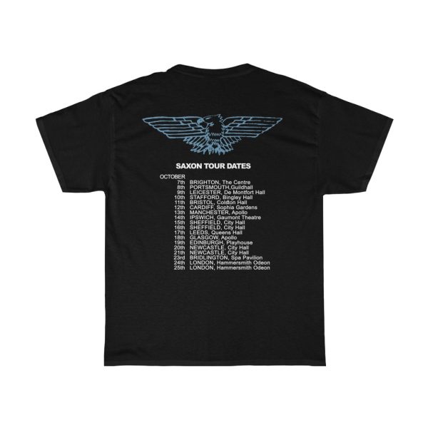 Saxon 1981 Denim and Leather European Tour Shirt
