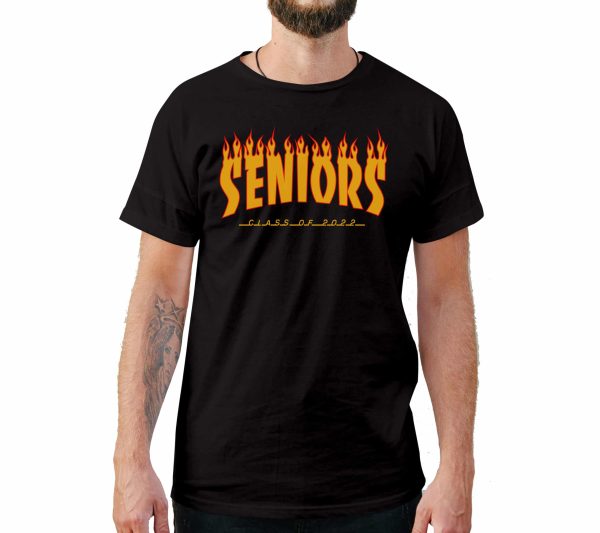 Senior Trasher Style Graduation Shirt