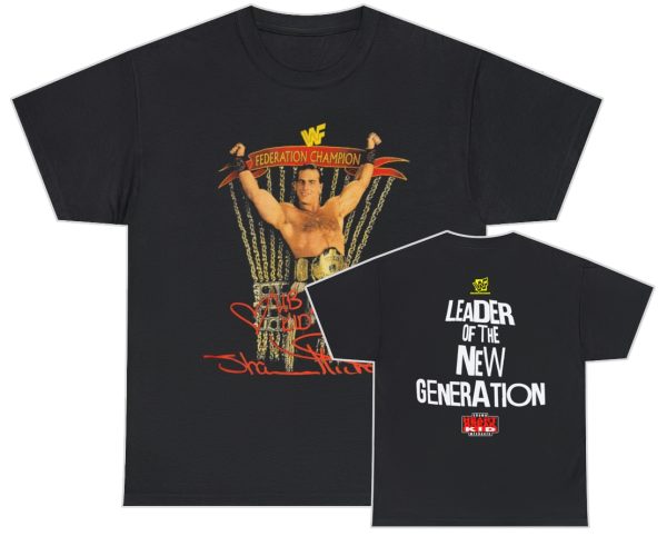 Shawn Michaels Custom Federation Chamption Leader of The New Generation Shirt