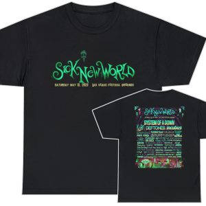 Sick New World May 13, 2023 Las Vegas Festival Shirt