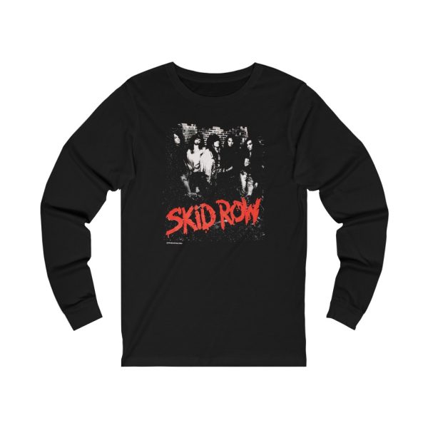 Skid Row 1989 Makin A Mess of the US Tour Long Sleeved Shirt