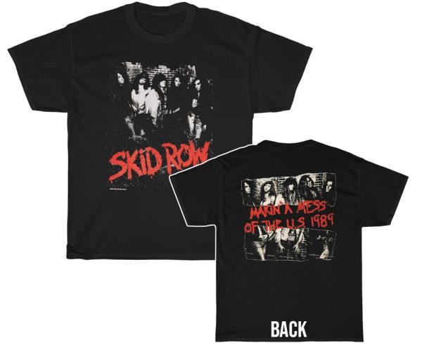 Skid Row 1989 Makin A Mess of the US Tour Shirt