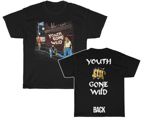 Skid Row Youth Gone Wild Eat It Raw Live Show Shirt