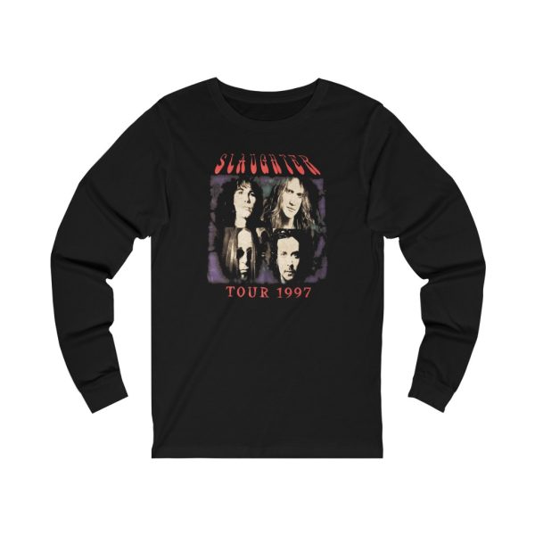 Slaughter 1997 Start A Revolution Stay Up All Fucking Night Tour Long Sleeved Shirt