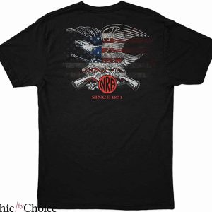 Smith And Wesson T-shirt American Flag Eagle NRA Since 1871