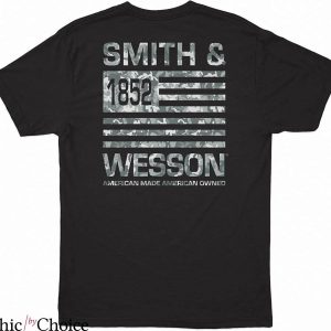 Smith And Wesson T-shirt American Story 1852 American Flag