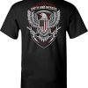 Smith And Wesson T-shirt Cool SW American Flag Eagle Seal