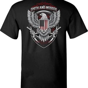 Smith And Wesson T-shirt Cool SW American Flag Eagle Seal