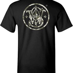 Smith And Wesson T-shirt Officially Licensed Circle SW Logo