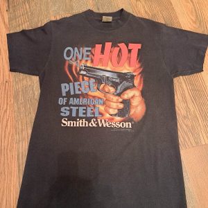 Smith And Wesson T-shirt One Hot Piece Of American Steel