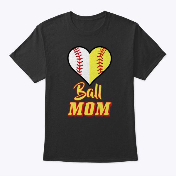 Softball Baseball Mom Sport Mother’s Day Outfit Gift T-Shirt