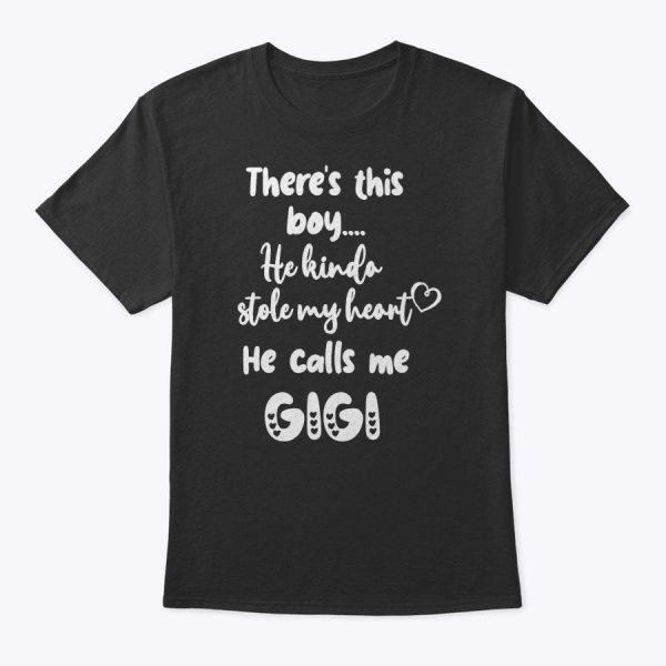 Special Grandma Grandmother This Boy Calls Me Gigi T-Shirt