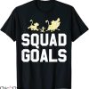 Squad Goal T-shirt Disney Lion King Squad Goals Gold Graphic