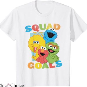 Squad Goal T-shirt Disney Muppets Cartoon Sesame Street