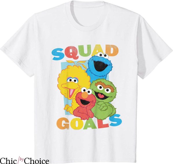 Squad Goal T-shirt Disney Muppets Cartoon Sesame Street