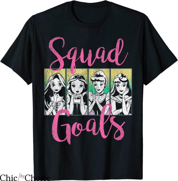 Squad Goal T-shirt Disney Princess Squad Goals Vintage Group