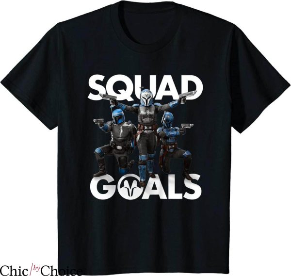Squad Goal T-shirt Star Wars The Mandalorian Bo Katan Squad