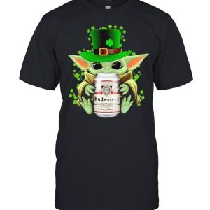 St. Patrick’s Day Baby Yoda Star Wars Loves Budweiser T-Shirt